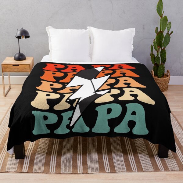 Item preview, Soccer Papa Dad Retro Groovy Lightning Bolt Father’s Day designed and sold by Christina-grich.