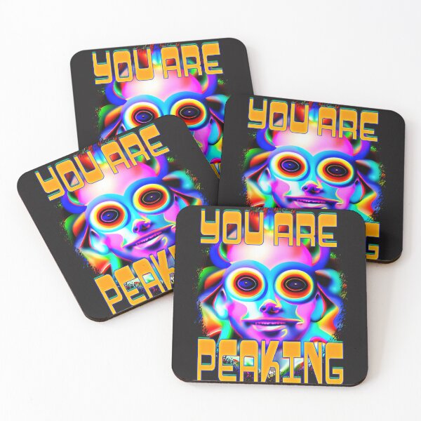 Item preview, You Are Peaking - Captioned (2)- Trippy Psychedelic Art designed and sold by TheThirdEye.