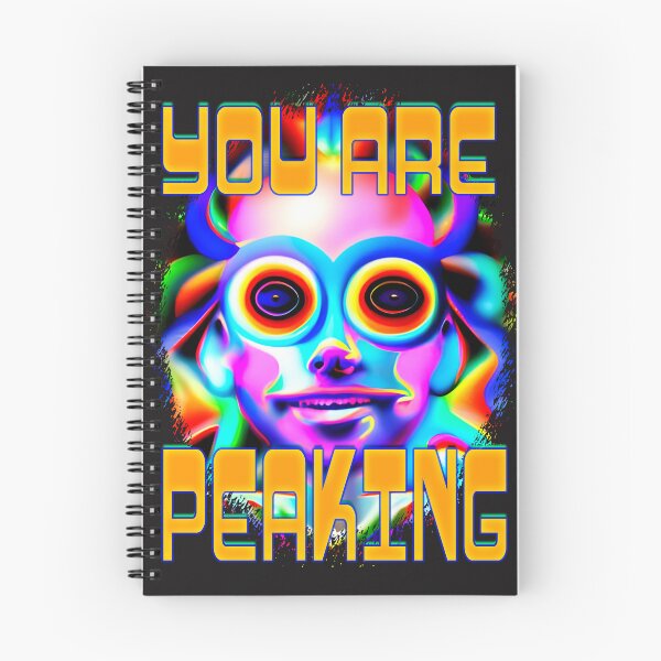 Item preview, You Are Peaking - Captioned (2)- Trippy Psychedelic Art designed and sold by TheThirdEye.
