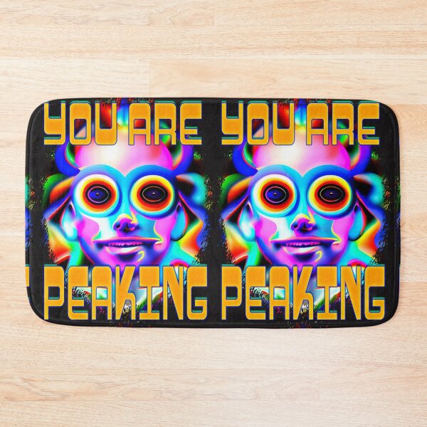 Item preview, You Are Peaking - Captioned (2)- Trippy Psychedelic Art designed and sold by TheThirdEye.
