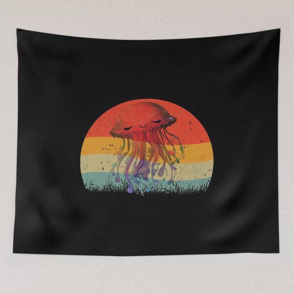 Item preview, Jellyfish Retro designed and sold by franktact.