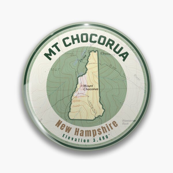 Item preview, Mountain Map NH Shape - Mount Chocorua designed and sold by Willz Designz.