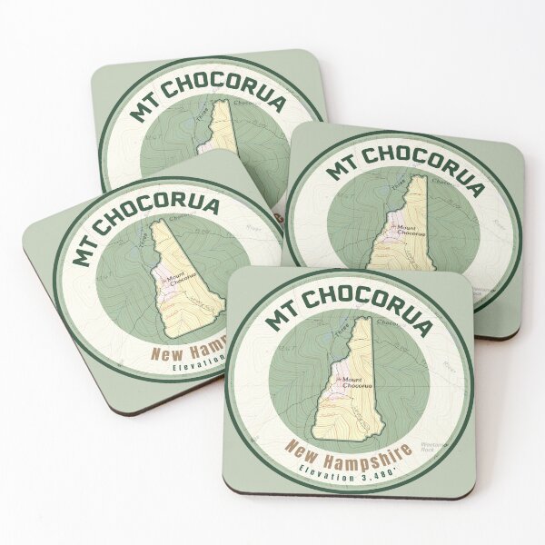 Item preview, Mountain Map NH Shape - Mount Chocorua designed and sold by Willz Designz.