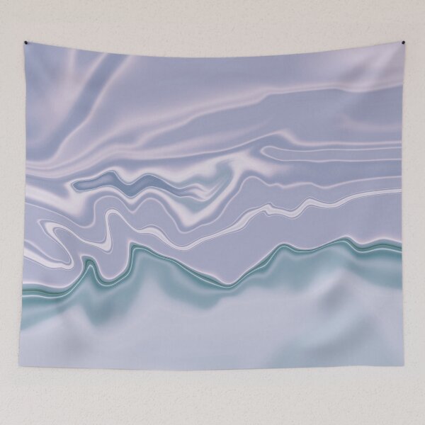 Item preview, Pale Blue Liquid Marble Slab Swirly Blue Abstract Swirl Effect 3 of 4 designed and sold by Beachy.