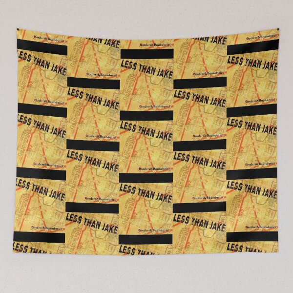 Item preview, Less Than Jake borders boundaries designed and sold by TondaDasilva.