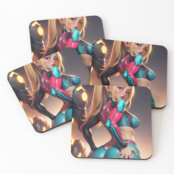 Item preview, OMG It Does Look Big In This! - Samus Cosplay Series - 4 designed and sold by cyberdoll-AI.