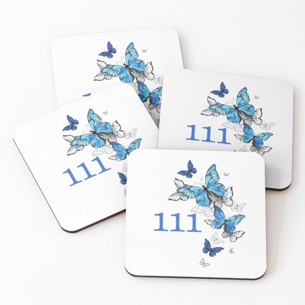 Item preview, 111 Twin Flame Number Butterfly Classic Sticker designed and sold by MuditasEyes.