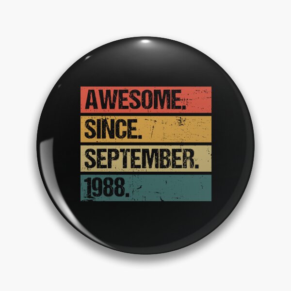Item preview, Awesome Since September 1988 | Made In 1988 | Vintage September 1988 designed and sold by Christina-grich.