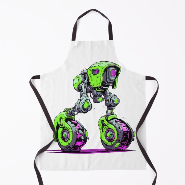 Item preview, Cyberpunk Robot – Cute Retro Futurist Companion designed and sold by SchorlCraft.