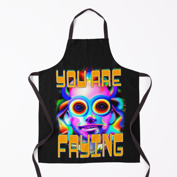 Item preview, You Are Frying - Captioned (2)- Trippy Psychedelic Art designed and sold by TheThirdEye.