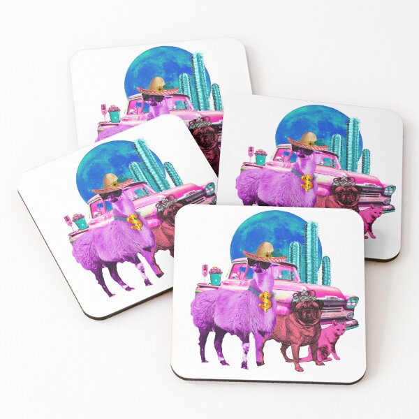 Item preview, Sassy Pink Stepping Out In Style Llama, Dog and Cat. designed and sold by Livn2laugh.