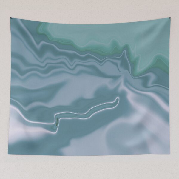Item preview, Pale Blue Liquid Marble Slab Swirly Blue Abstract Swirl Effect 4 of 4 designed and sold by Beachy.
