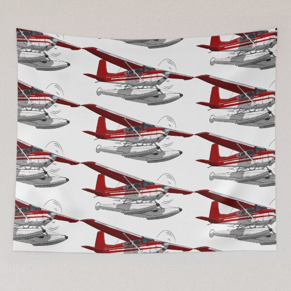 Item preview, Red Seaplane designed and sold by Michael Garber.