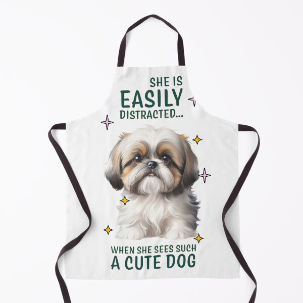 Item preview, She is easily distracted when she sees such a cute dog designed and sold by HOlaMax.