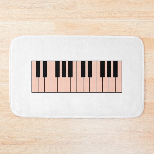 Item preview, Piano keyboard peach - pianist designed and sold by Inspirationmotivation.