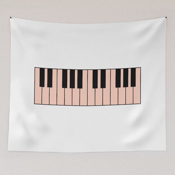 Item preview, Piano keyboard peach - pianist designed and sold by Inspirationmotivation.