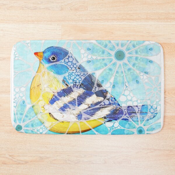 Item preview, Pretty Blue Bird Nature Art designed and sold by Sharon Cummings Art.