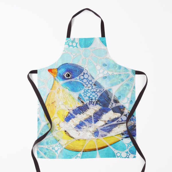 Item preview, Pretty Blue Bird Nature Art designed and sold by Sharon Cummings Art.