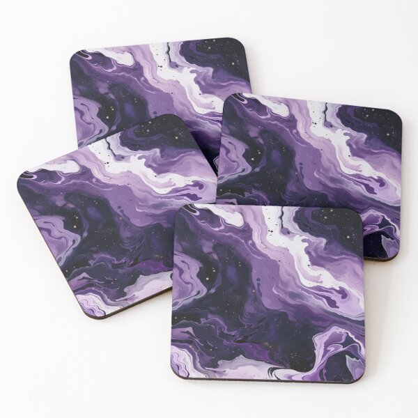Item preview, Dark Purple And Lilac Marble Style Seamless Pattern designed and sold by AerinDigital.