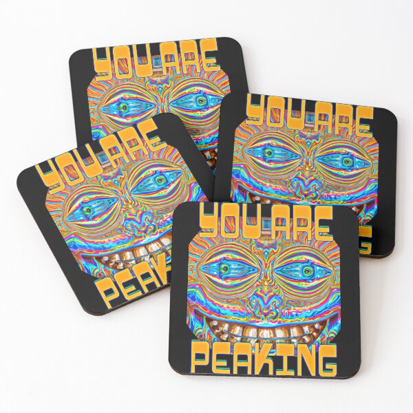 Item preview, You Are Peaking - Captioned (1)- Trippy Psychedelic Art designed and sold by TheThirdEye.