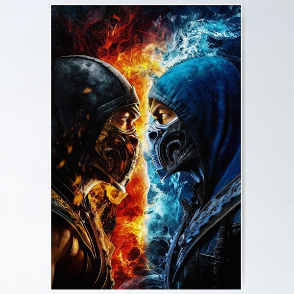 Mortal Kombat Sub Zero Fatality Home Decoration Artwork hdd Poster