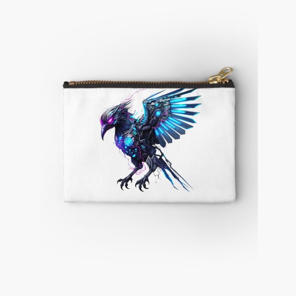 Artikelvorschau, Cyberpunk-Vogel in Neonfarben entworfen und verkauft von SchorlCraft.