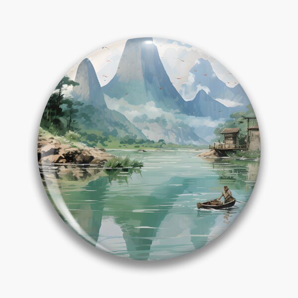 Item preview, Li River's Lullaby #1 designed and sold by Viktor Surzhko.