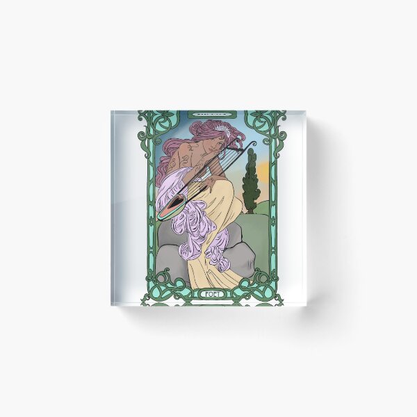 Item preview, Sappho Art Nouveau Alphonse Mucha Lesbian Poet designed and sold by valiumhousewife.