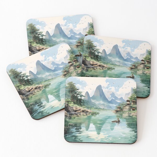 Item preview, Li River's Lullaby #1 designed and sold by Viktor Surzhko.