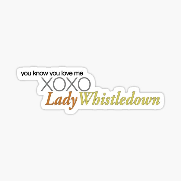 Aperçu de l'œuvre XOXO, Lady Whistledown (pas de fond) créée et vendue par theangstyartist.