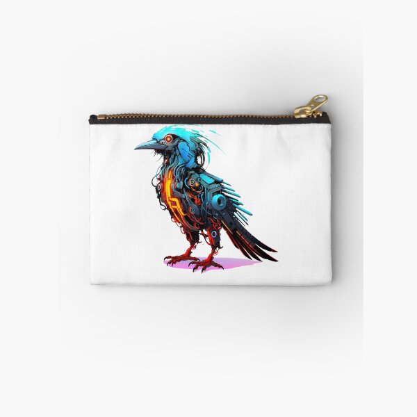 Artikelvorschau, Cyberpunk-Vogel in Neonfarben entworfen und verkauft von SchorlCraft.