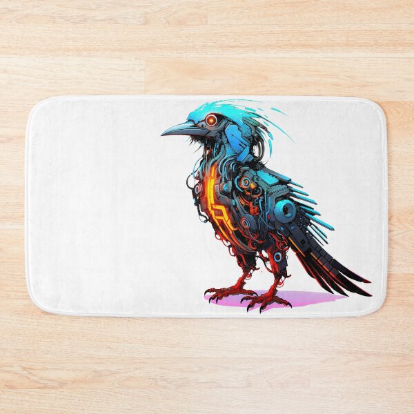 Item preview, Cyberpunk Bird in Neon Colors designed and sold by SchorlCraft.