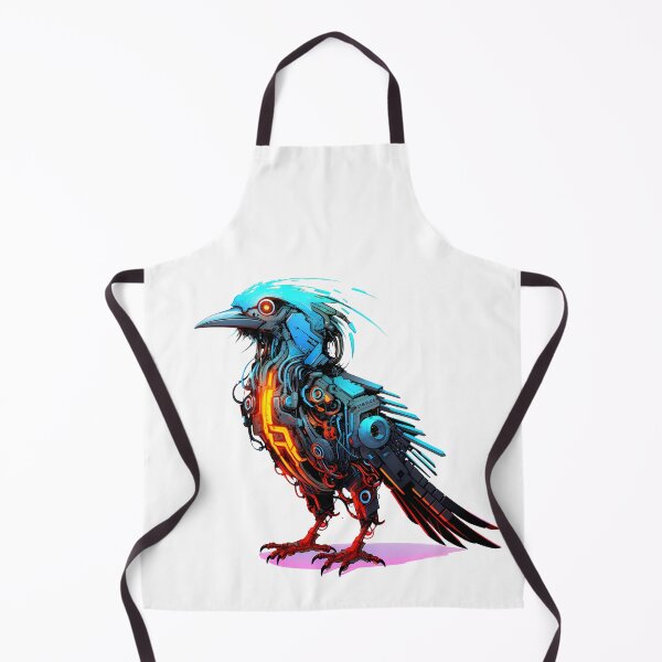 Item preview, Cyberpunk Bird in Neon Colors designed and sold by SchorlCraft.