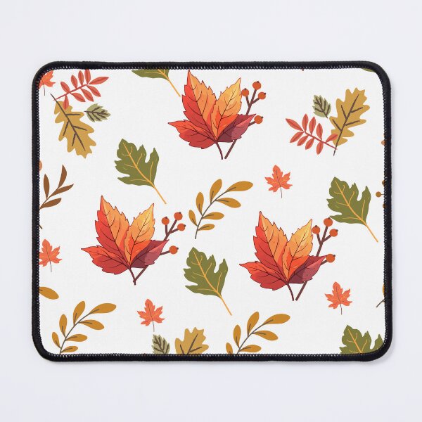 Item preview, Falling Autumn Leaves in green, amber, red and brown Duvet Cover designed and sold by PodXDesigns.