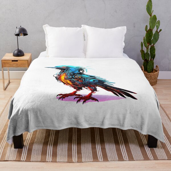 Item preview, Cyberpunk Bird in Neon Colors designed and sold by SchorlCraft.
