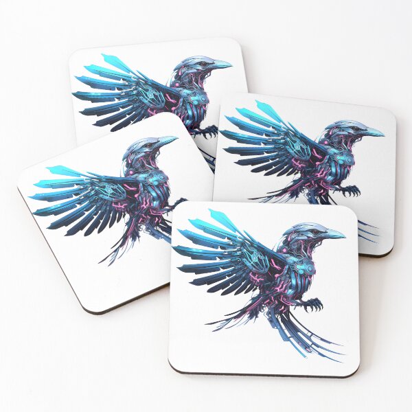 Item preview, Cyberpunk Bird in Neon Colors designed and sold by SchorlCraft.