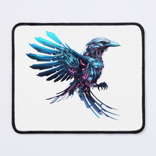 Item preview, Cyberpunk Bird in Neon Colors designed and sold by SchorlCraft.