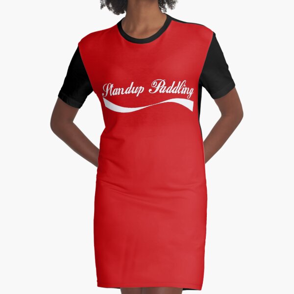 Enjoy Standup Paddling Graphic T-Shirt Dress