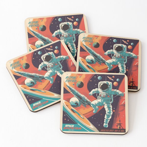 Item preview, Retro Space Explorers designed and sold by AbsoluteA.