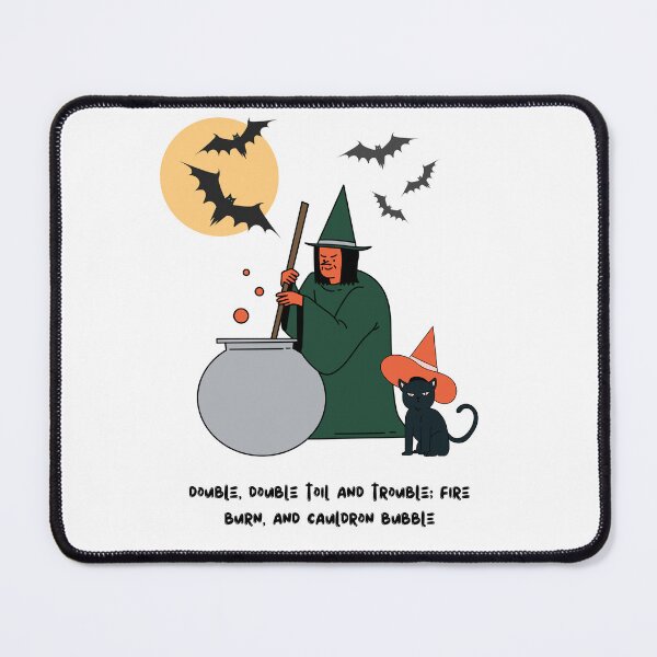 Item preview, Witch With Cauldron, Cat With Hat, Bats designed and sold by AliceAllTheTime.