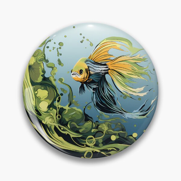 Item preview, Betta Fish in a Bubble designed and sold by SchorlCraft.