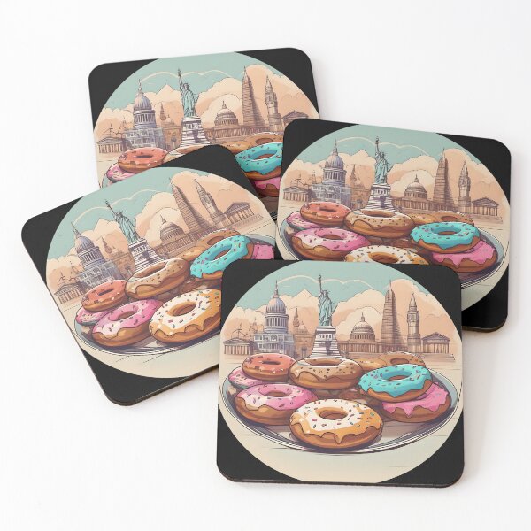 Item preview, Donut Landmarks designed and sold by AbsoluteA.