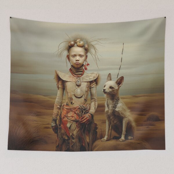 Item preview, Martian Child w Hunting Dog designed and sold by Peter LOPEZ.