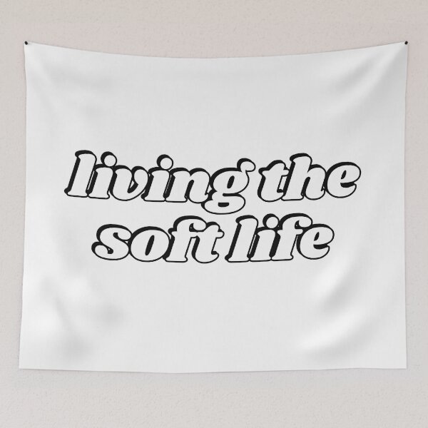 Item preview, Living the soft life designed and sold by Inspirationmotivation.