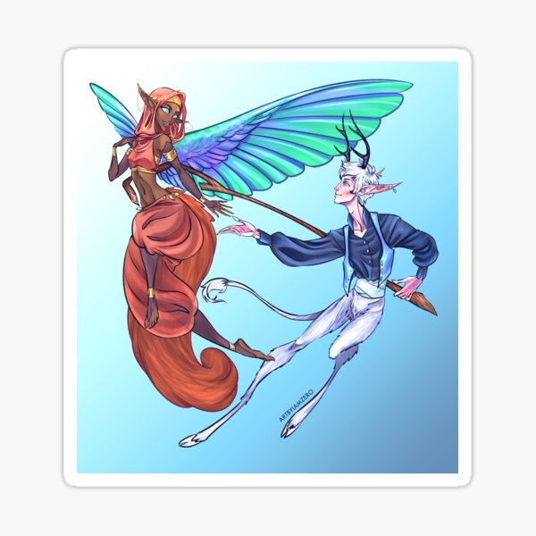Winter and Autumn Sticker