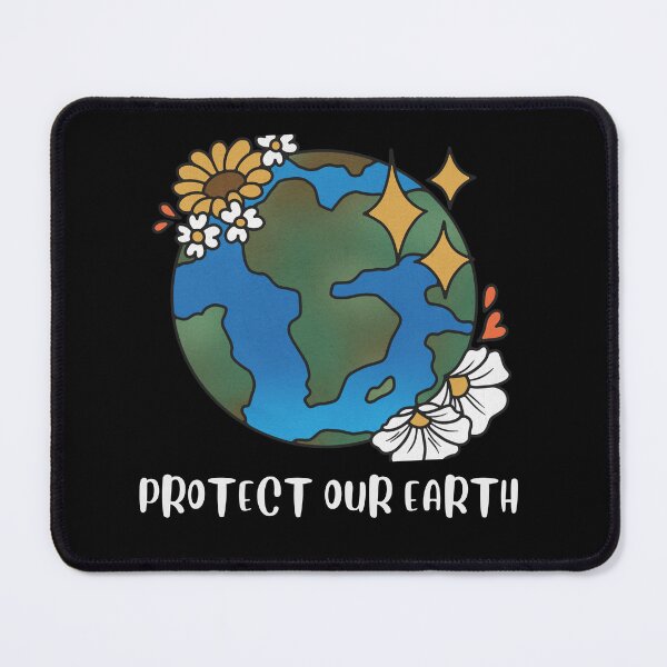 Item preview, Protect Our Earth Design-Earth with Flowers designed and sold by npizzino.