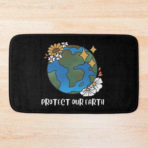 Item preview, Protect Our Earth Design-Earth with Flowers designed and sold by npizzino.