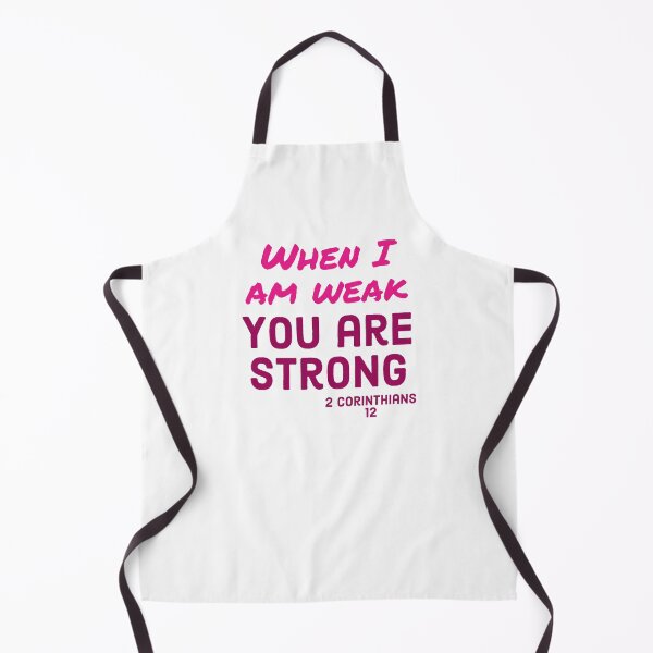 Item preview, He Is Strong, Pink designed and sold by Miles-and-Daisy.
