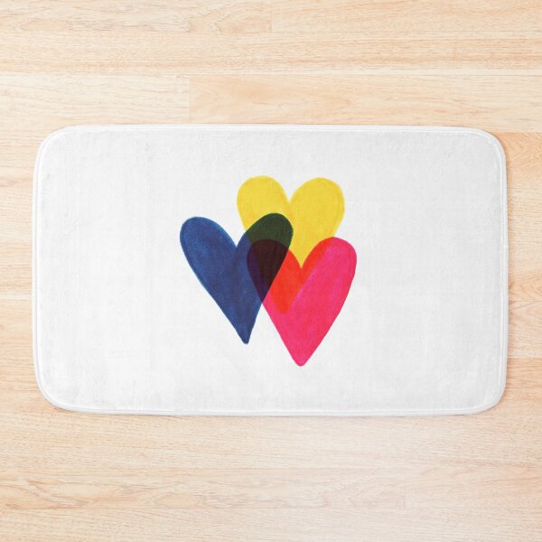 Item preview, Colorful hearts risograph retro illustration designed and sold by EngineerGoC.