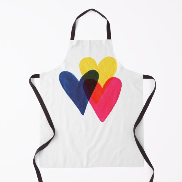 Item preview, Colorful hearts risograph retro illustration designed and sold by EngineerGoC.
